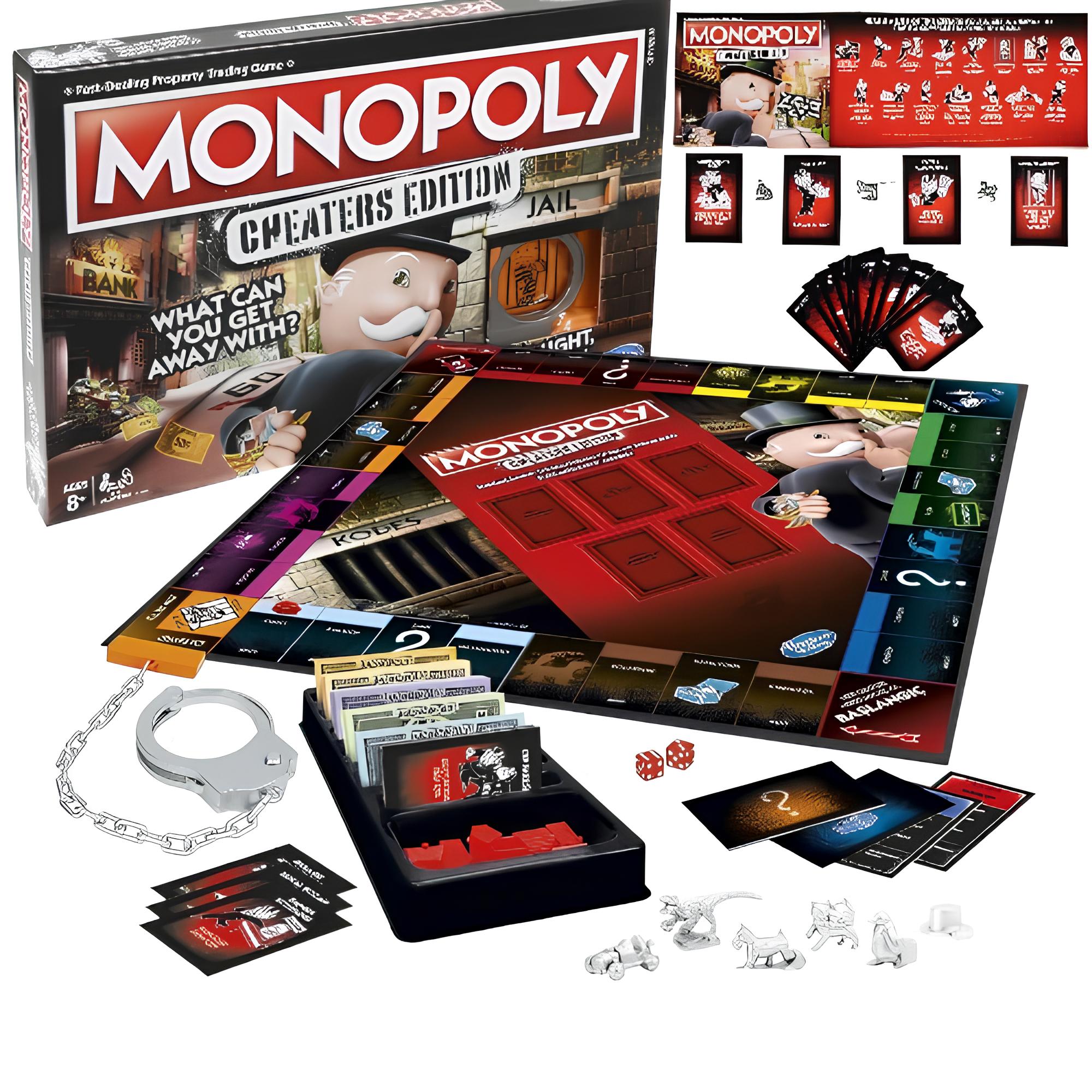 Monopoly Cheaters Edition ''Eğlencenin Monopoly'si: Klasik Aile Oyunuyla Kaliteli Zaman Geçirin''